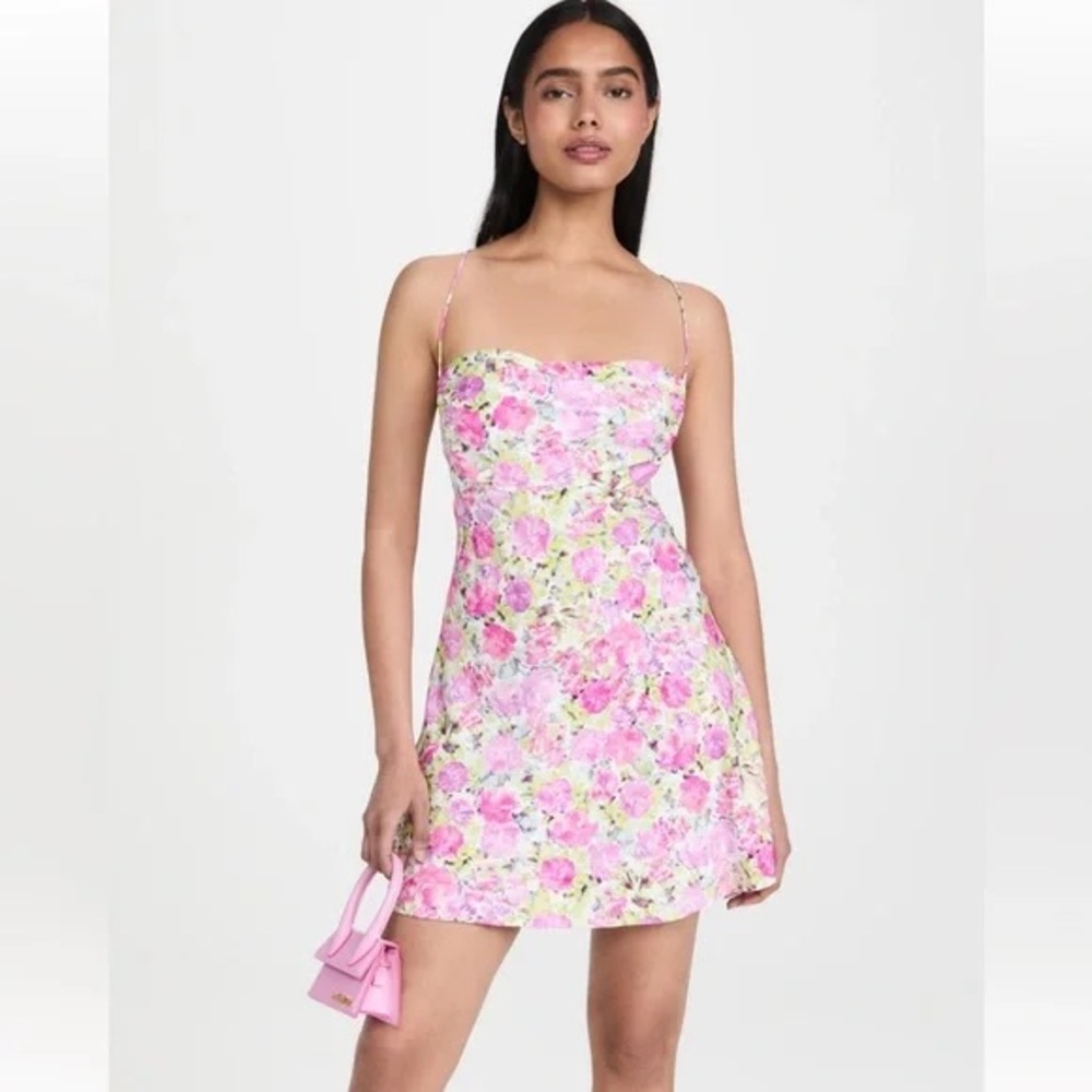 Paulina Rose Fabric Mini Dress